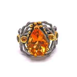 Spider Citrine Ring