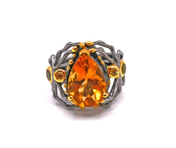 Spider Citrine Ring