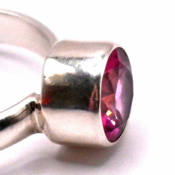 Little Pink Expolsion Pink Topaz Ring - Image 3