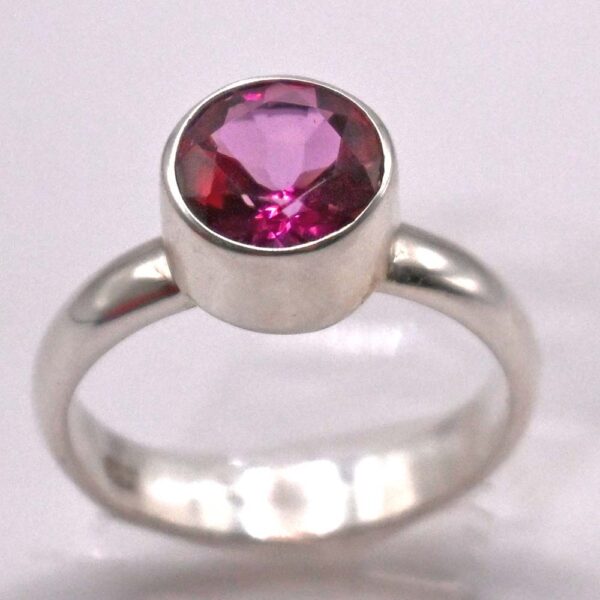 Little Pink Expolsion Pink Topaz Ring - Image 4