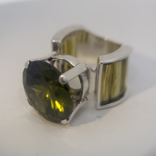 Oversized Sparkling Ring - Image 2