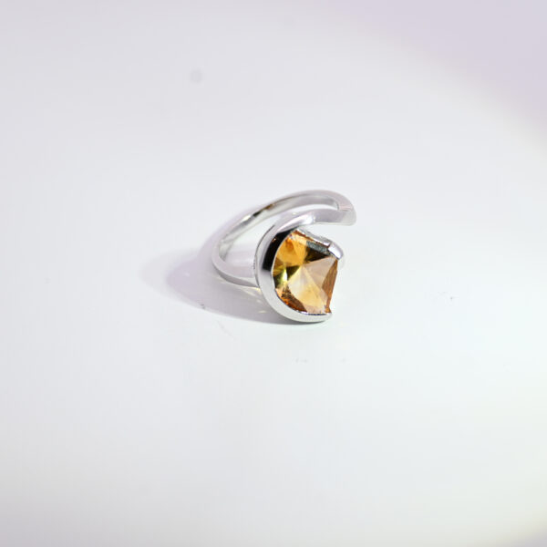 Crescent Sterling Silver Ring