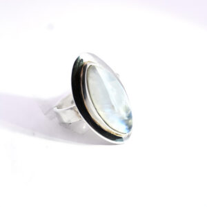 Moonlit Petal – Summer Glow Ring