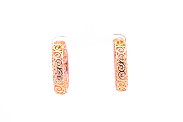 Summer Fun Golden Sapphire and Diamond Luxury Reversable Loops- Amarocks LUX - Image 3