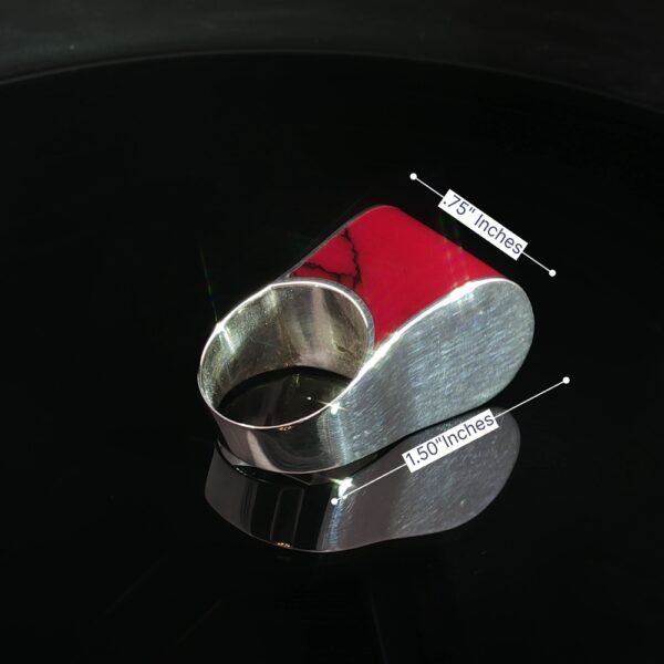 *SOLD OUT -Crimson Mirage Red Jasper Ring - Image 3