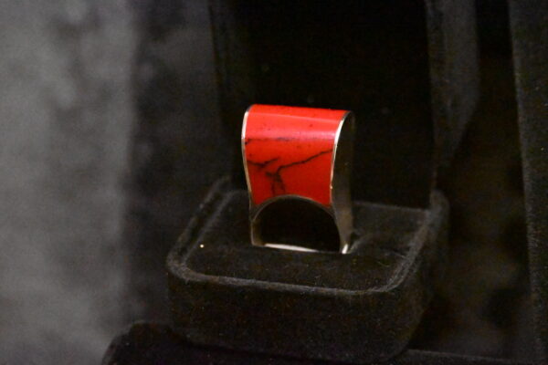 *SOLD OUT -Crimson Mirage Red Jasper Ring - Image 5