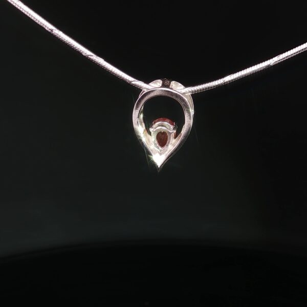 Orange Kyanite Desert Dew Drop in 925 Silver- Amarocks' Lil Rocks - Image 4
