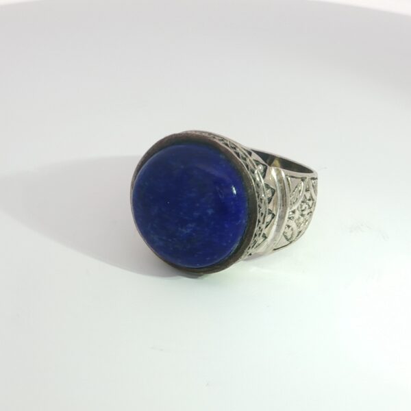Bold Black Checkerboard Faceted Onyx Statement Ring in Sterling Silver- Amarocks Men's Rocks - Image 12