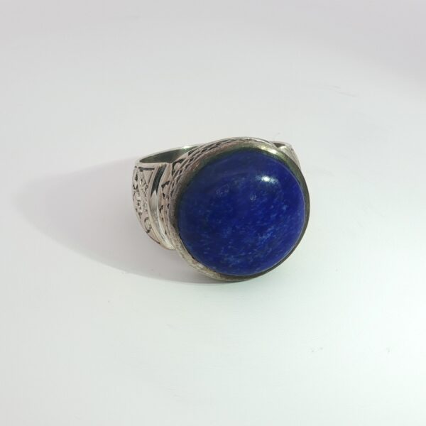 Bold Black Checkerboard Faceted Onyx Statement Ring in Sterling Silver- Amarocks Men's Rocks - Image 15