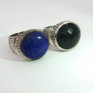Bold Black Onyx Statement Ring in Sterling Silver – Men’s/Unisex